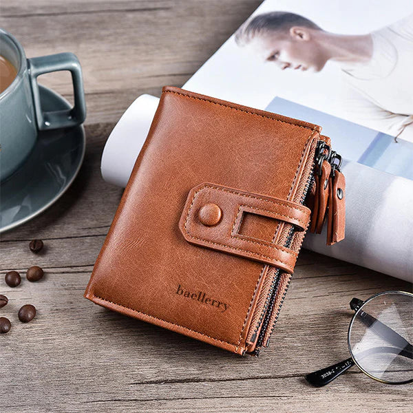 Decent PU leather Trifold Wallet