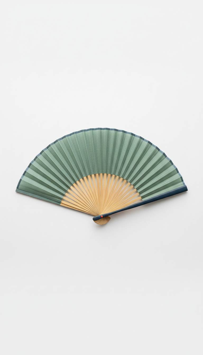 Minimalist Bamboo Hand Fan